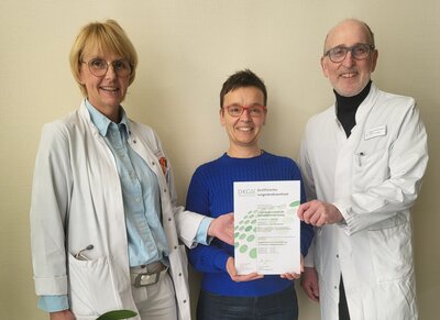 Erfolgreiche Re-Zertifizierung des Lungenkrebszentrums am Lungenzentrum Coswig.