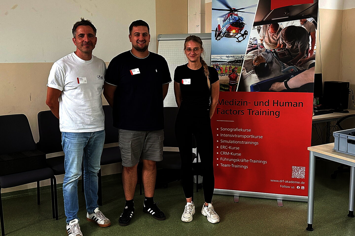 Team aus dem Lungenzentrum Coswig beim ALS Refresher Kurs